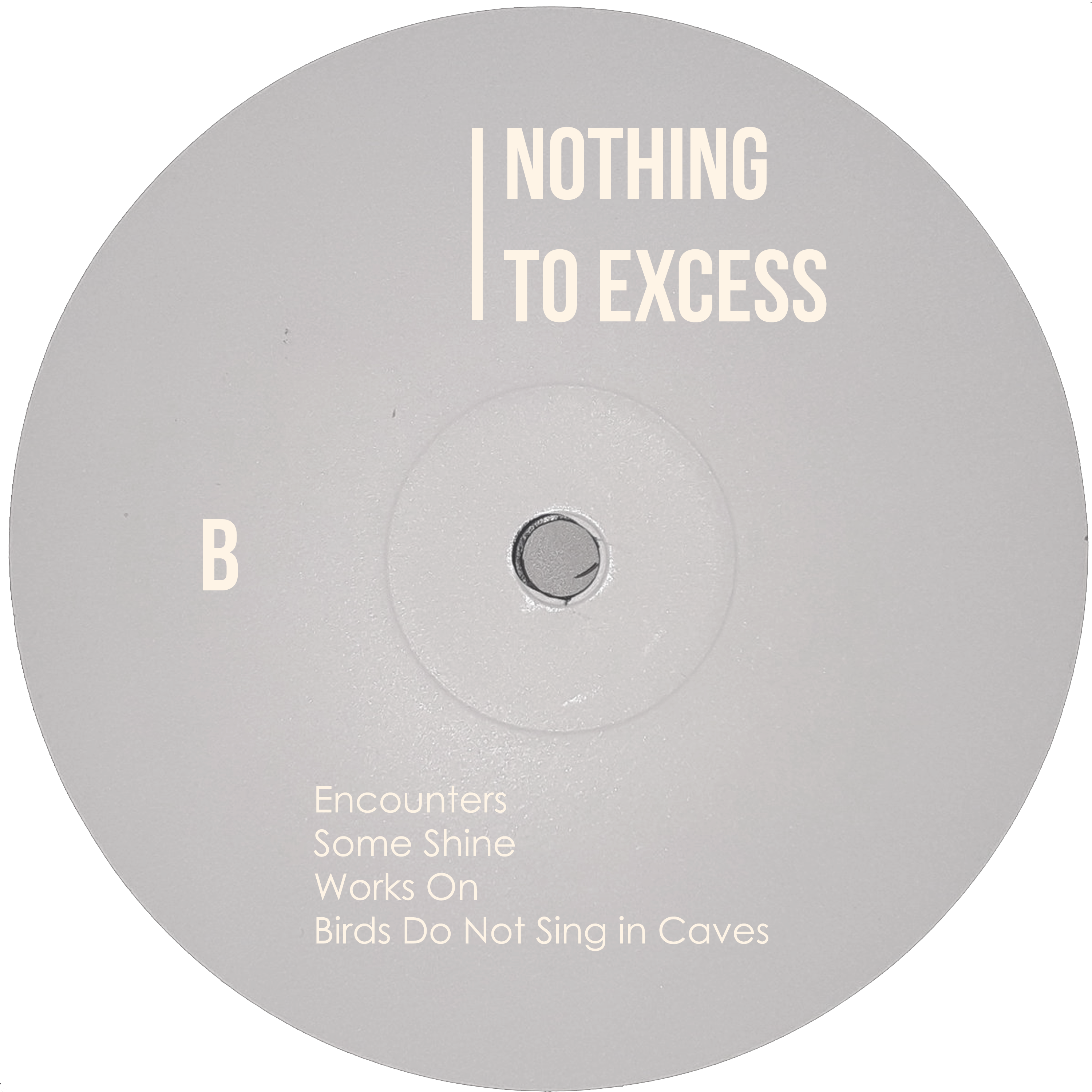 Vinyl label sticker B